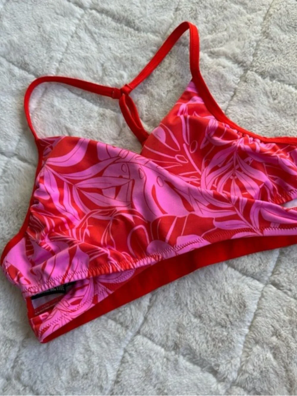Victoria’s Secret Pink | Active Ultimate Lightly Lined Bikini Top | Size Large